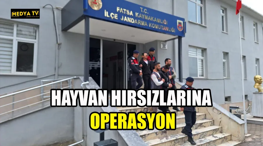 HAYVAN HIRSIZLARINA OPERASYON