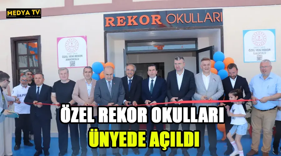 ÖZEL REKOR OKULLARI ÜNYEDE AÇILDI
