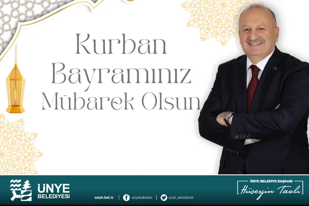 BAŞKAN TAVLI; “KURBAN BAYRAMIMIZ MÜBAREK OLSUN”