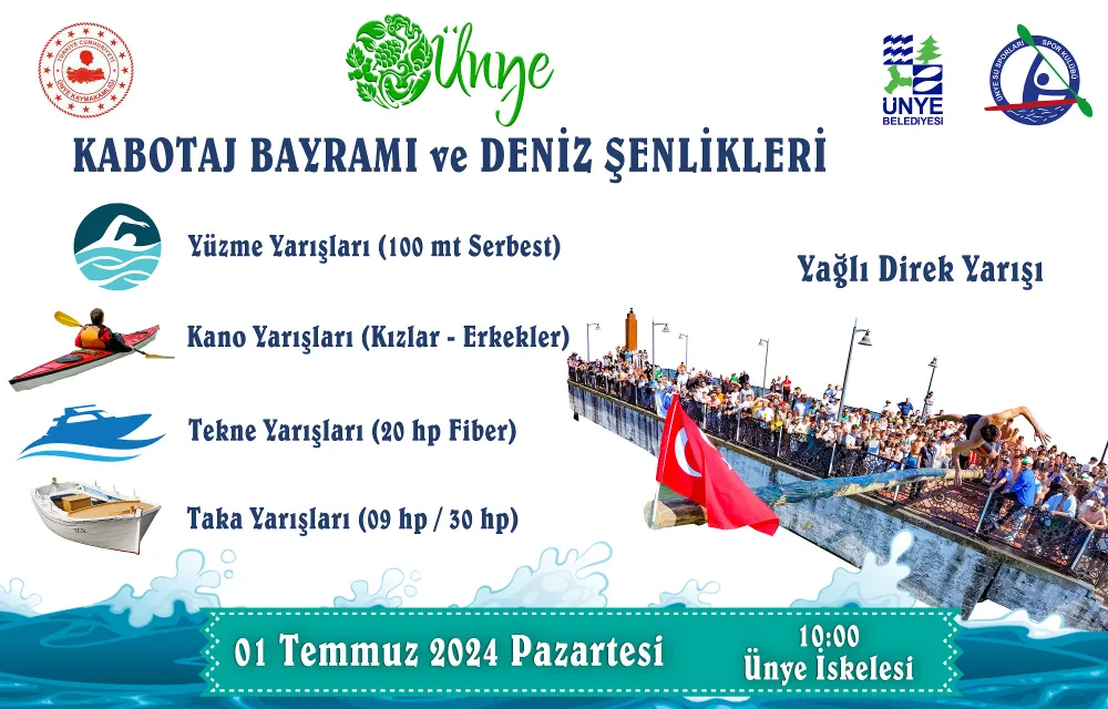 ÜNYE, DENİZ ŞENLİĞİNDE BULUŞUYOR