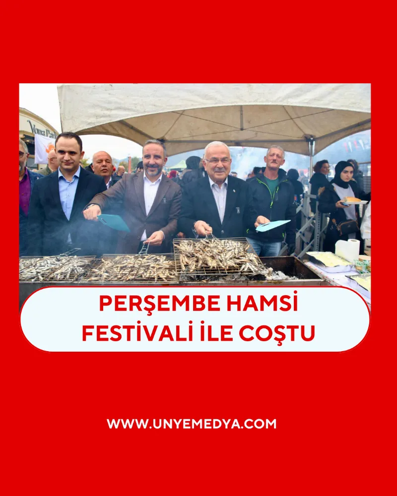 PERŞEMBE HAMSİ FESTİVALİ İLE COŞTU