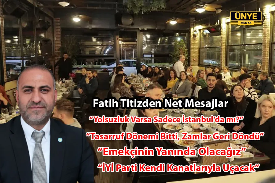Fatih Titiz’den Net Mesajlar “Tasarruf Dönemi Bitti, Zamlar Geri Döndü”