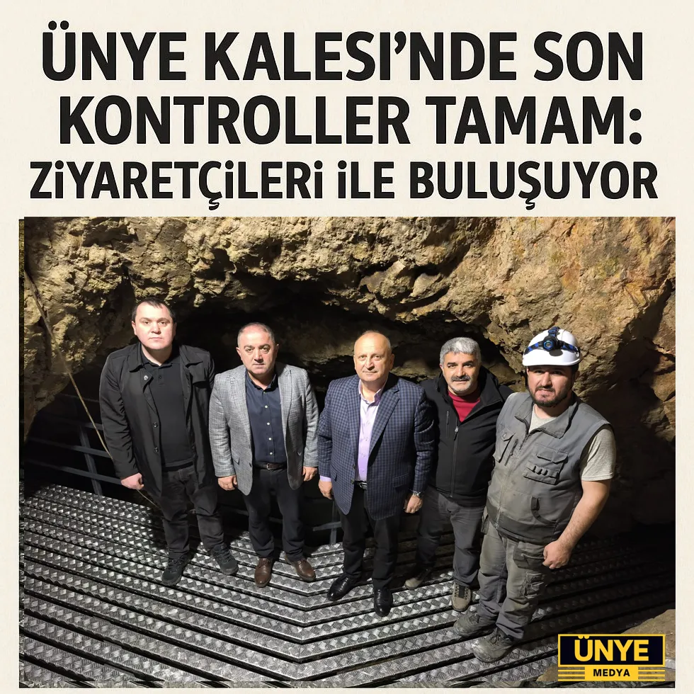 Ünye Kalesinde Son Kontroller Tamam Ziyaretçileri ile Buluşuyor