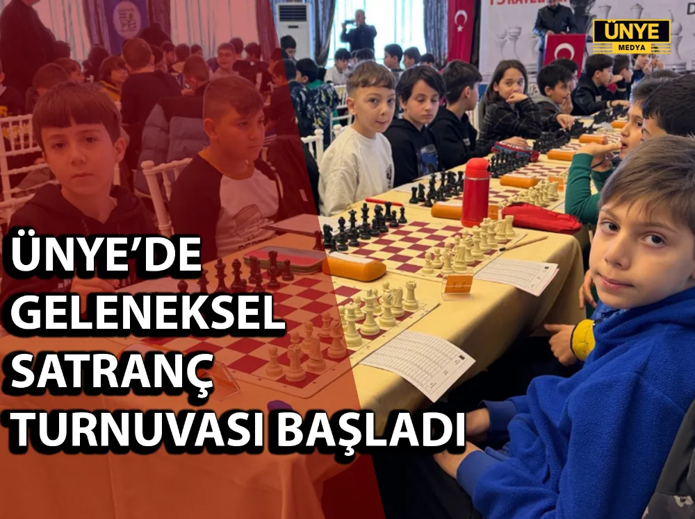 ÜNYE’DE GELENEKSEL SATRANÇ TURNUVASI BAŞLADI