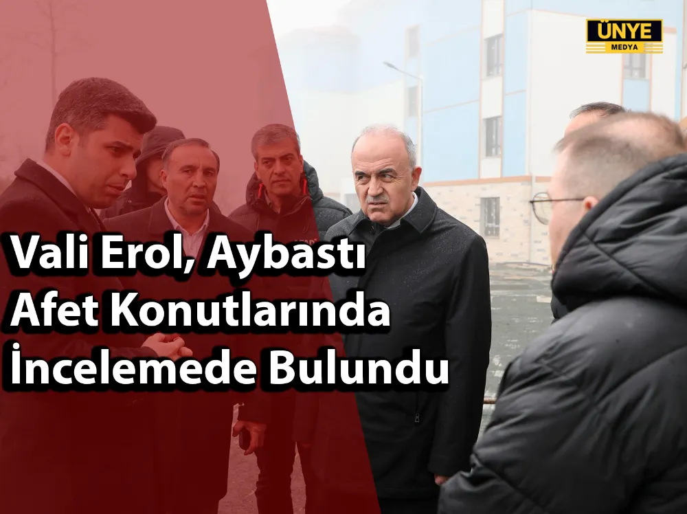 Vali Erol, Aybastı Afet Konutlarında İncelemede Bulundu