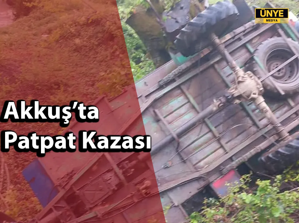 Akkuş’ta Patpat Kazası
