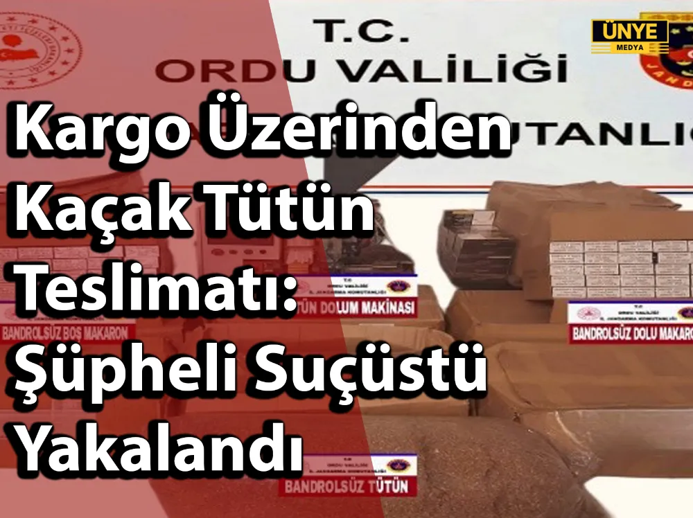 Kargo Üzerinden Kaçak Tütün Teslimatı: Şüpheli Suçüstü Yakalandı