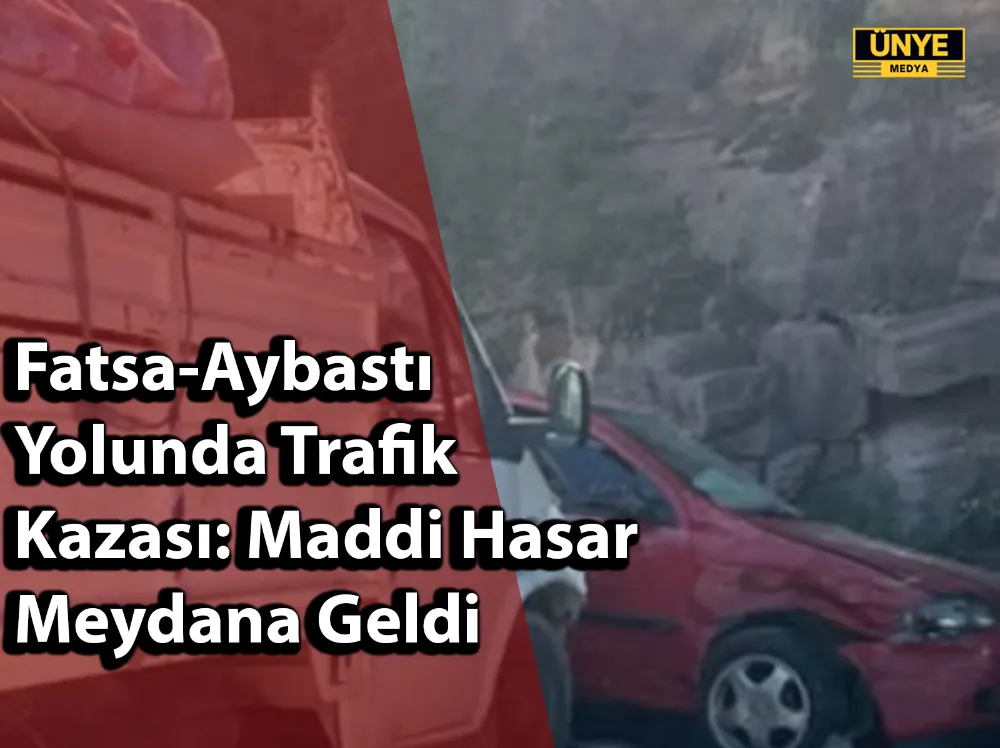 Fatsa-Aybastı Yolunda Trafik Kazası: Maddi Hasar Meydana Geldi
