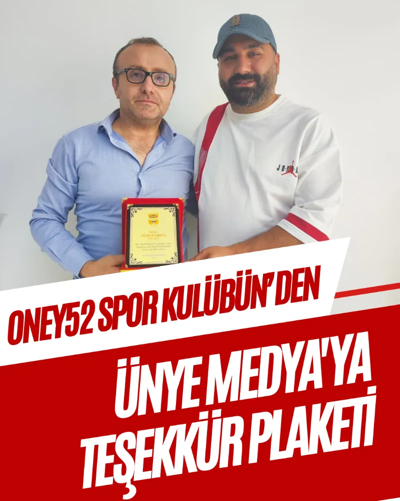 Oney52 Spor Kulübü Başkanı Gökhan Gökmen, Ünye Medya