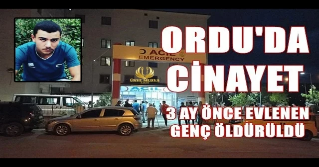 3 AY ÖNCE EVLENEN GENÇ TÜFEKLE VURULDU