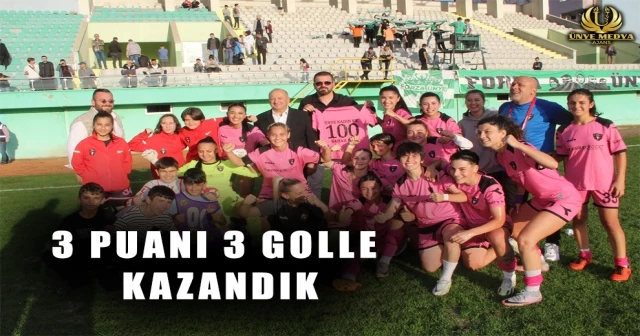 3 PUANI 3 GOLLE KAZANDIK