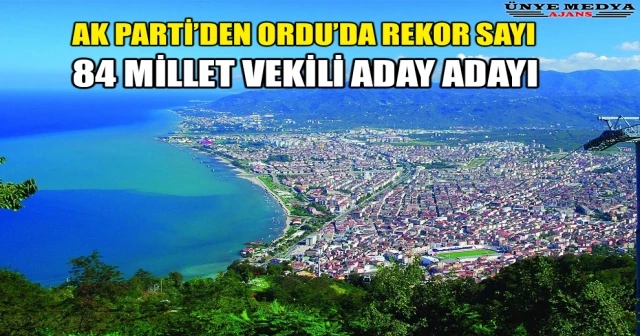 AK PARTİ’DEN ORDU’DA REKOR SAYI