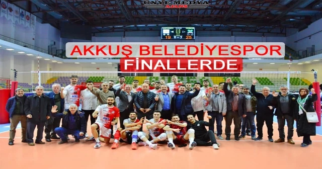 AKKUŞ BELEDİYESPOR FİNALLERDE