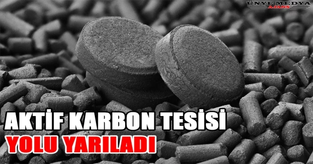 AKTİF KARBON TESİSİ YOLU YARILADI