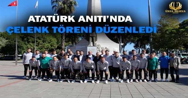 ATATÜRK ANITI’NDA ÇELENK TÖRENİ DÜZENLEDİ