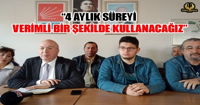 BAŞKAN MARAL “4 AYLIK SÜREYİ VERİMLİ BİR ŞEKİLDE KULLANACAĞIZ”