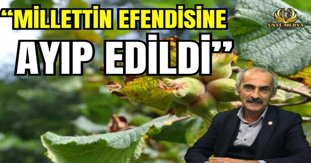 BAŞKAN SARIKAHRAMAN “MİLLETTİN EFENDİSİNE AYIP EDİLDİ’’