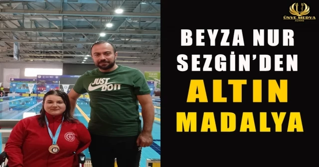 BEYZA NUR SEZGİN’DEN ALTIN MADALYA