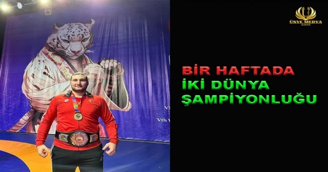 BİR HAFTADA İKİ DÜNYA ŞAMPİYONLUĞU