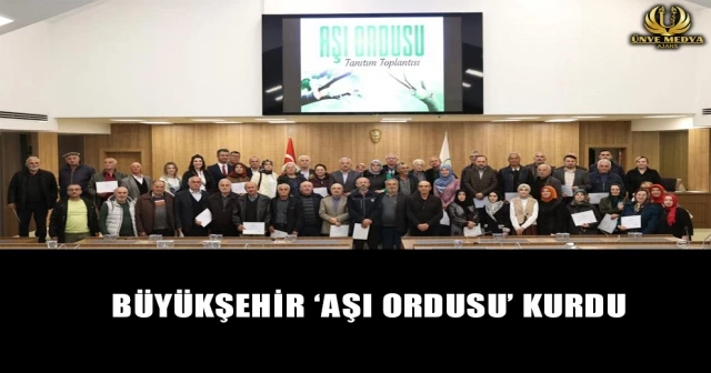 BÜYÜKŞEHİR ‘AŞI ORDUSU’ KURDU