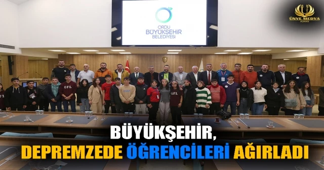 BÜYÜKŞEHİR, DEPREMZEDE ÖĞRENCİLERİ AĞIRLADI