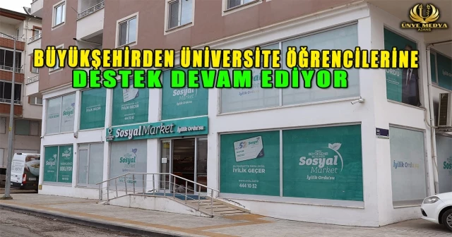 BÜYÜKŞEHİRDEN ÜNİVERSİTE ÖĞRENCİLERİNE DESTEK DEVAM EDİYOR