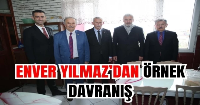 ENVER YILMAZ’DAN ÖRNEK DAVRANIŞ
