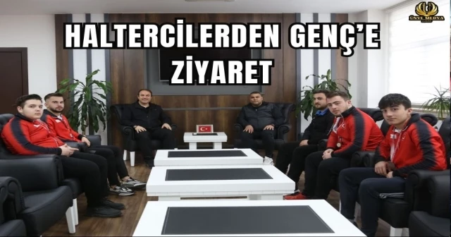 HALTERCİLERDEN GENÇ’E ZİYARET