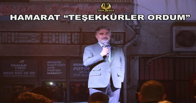 HAMARAT “TEŞEKKÜRLER ORDUM”