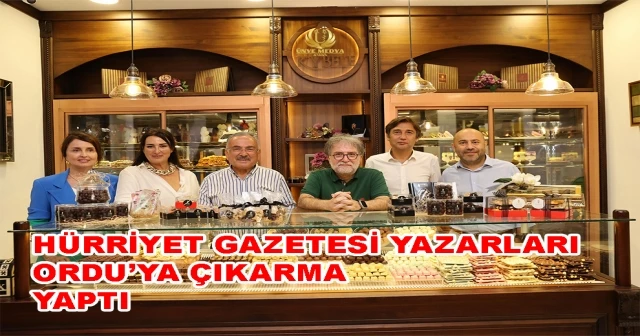 HÜRRİYET GAZETESİ YAZARLARI ORDU’YA ÇIKARMA YAPTI