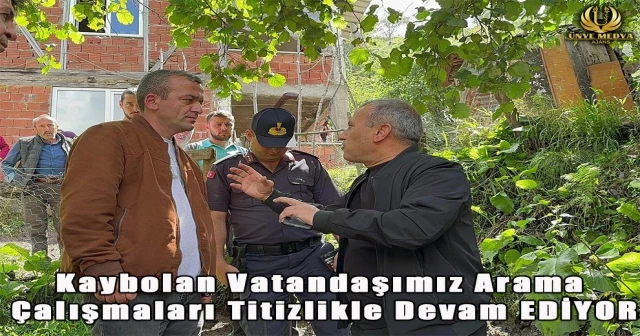 Kaybolan Vatandaşımız Arama Çalışmaları Titizlikle Devam EDİYOR