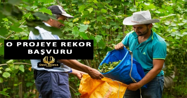 O PROJEYE REKOR BAŞVURU
