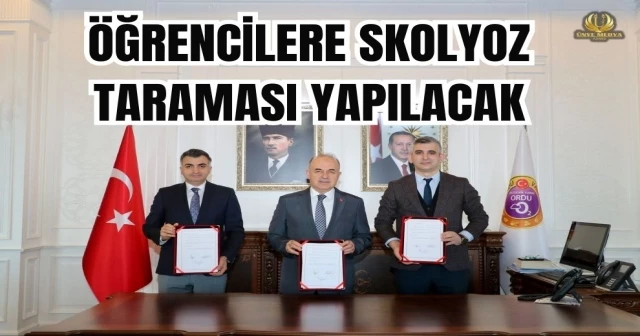 ÖĞRENCİLERE SKOLYOZ TARAMASI YAPILACAK