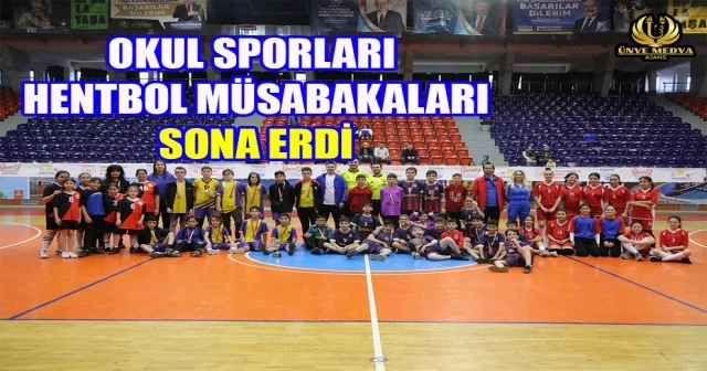 OKUL SPORLARI HENTBOL MÜSABAKALARI SONA ERDİ