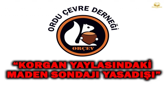 ORÇEV, “KORGAN YAYLASINDAKİ MADEN SONDAJI YASADIŞI”
