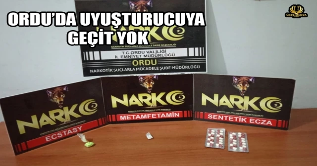 ORDU’DA UYUŞTURUCUYA GEÇİT YOK