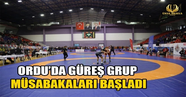 ORDUDA GÜREŞ GRUP MÜSABAKALARI BAŞLADI