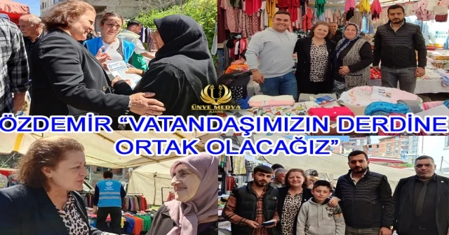 ÖZDEMİR “VATANDAŞIMIZIN DERDİNE ORTAK OALCAĞIZ”