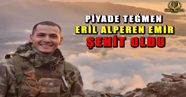 PİYADE TEĞMEN ERİL ALPEREN EMİR ŞEHİT OLDU