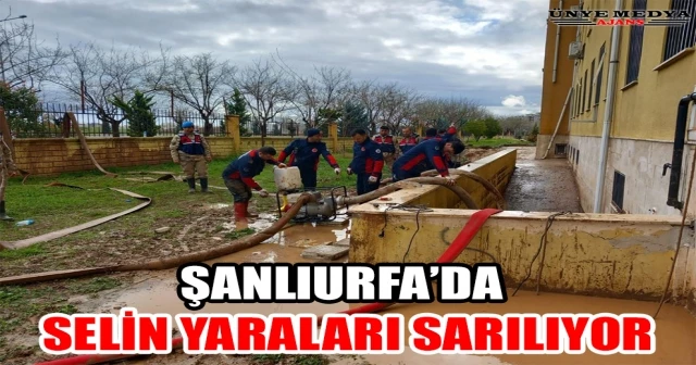 ŞANLIURFA’DA SELİN YARALARI SARILIYOR