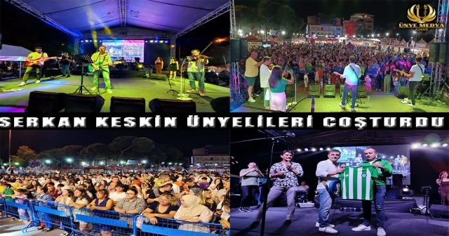 SERKAN KESKİN ÜNYELİLERİ COŞTURDU