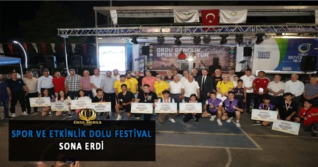 SPOR VE ETKİNLİK DOLU FESTİVAL SONA ERDİ