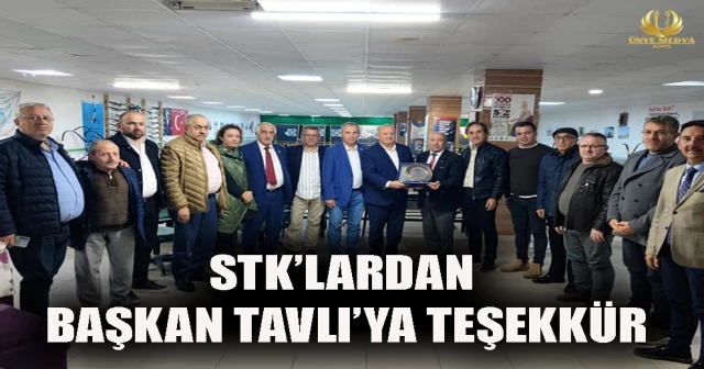 STK’LARDAN BAŞKAN TAVLI’YA TEŞEKKÜR