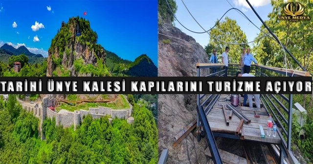 TARİHİ ÜNYE KALESİ KAPILARINI TURİZME AÇIYOR