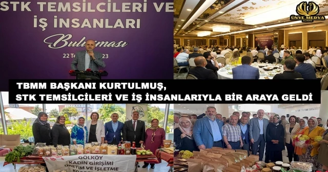 TBMM BAŞKANI KURTULMUŞ, STK TEMSİLCİLERİ VE İŞ İNSANLARIYLA BİR ARAYA GELDİ