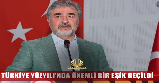 TÜRKİYE YÜZYILI’NDA ÖNEMLİ BİR EŞİK GEÇİLDİ