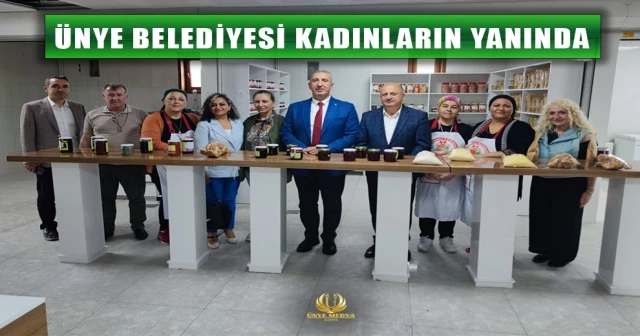 ÜNYE BELEDİYESİ KADINLARIN YANINDA