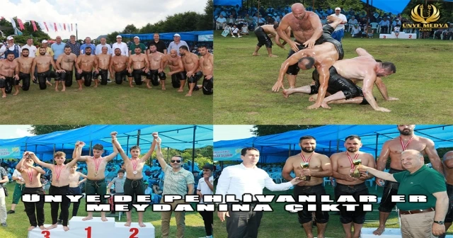 ÜNYE’DE PEHLİVANLAR ER MEYDANINA ÇIKTI
