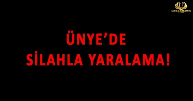 ÜNYE’DE SİLAHLA YARALAMA!