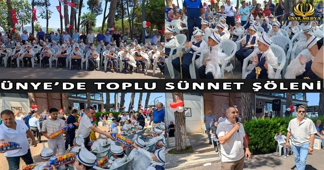 ÜNYE’DE TOPLU SÜNNET ŞÖLENİ
